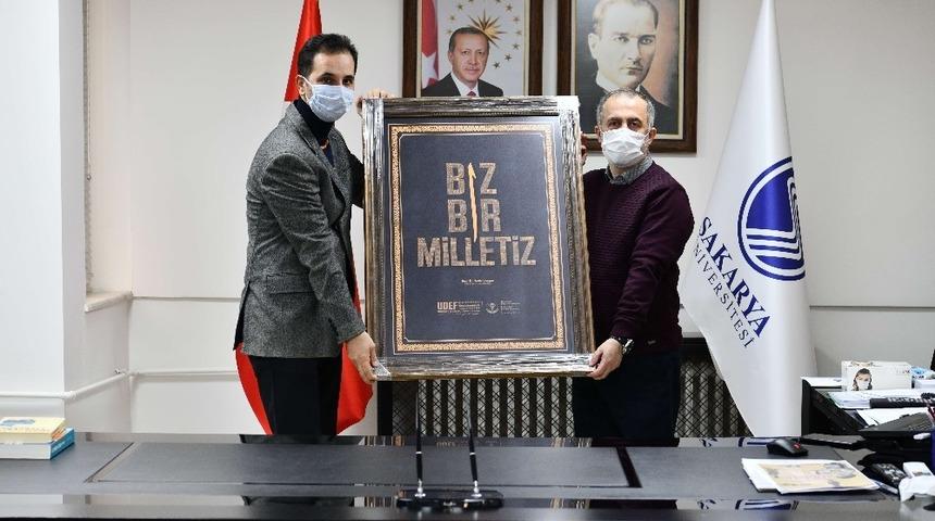 UDEF’ten SAÜ Rektörü Savaşan’a ziyaret