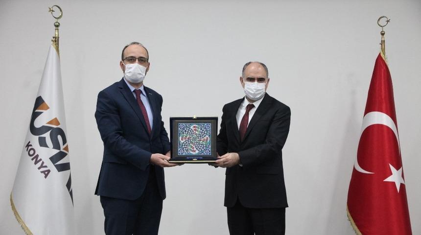 Konya Valisi &Ouml;zkan&rsquo;dan M&Uuml;SİAD&rsquo;a ziyaret
