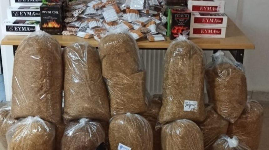 Çanakkale’de kaçak tütün operasyonu