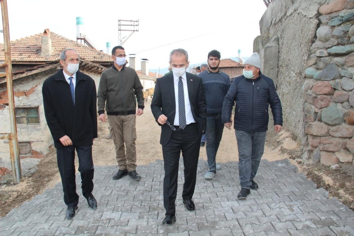 Tosya Kaymakamı K&Ouml;YDES &Ccedil;alışmalarını inceledi