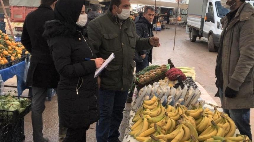 &Ccedil;elikhan il&ccedil;esinde pazar yerleri denetlendi