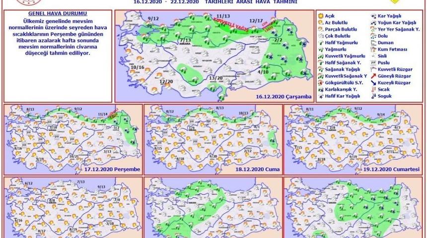 Samsun Valiliği&rsquo;nden kuvvetli yağış uyarısı