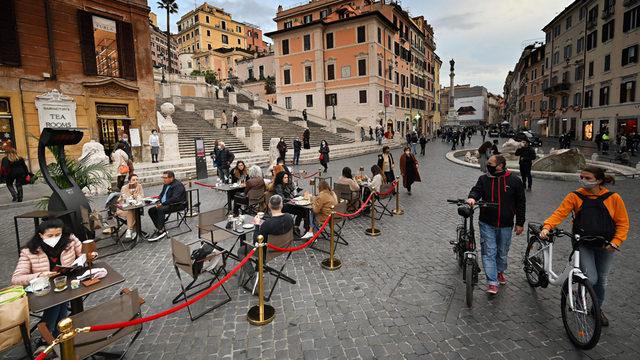 Roma'da kısıtlamalar yürürlükte.