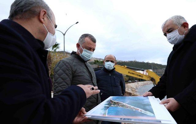 Başkan Büyükakın, Hereke Sahil Projesi’ni inceledi