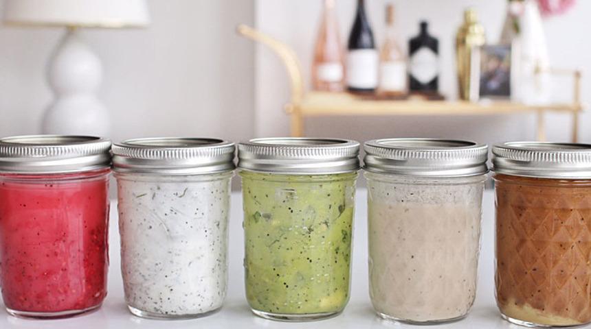 Sadece 3 Malzemeli 5 Farklı Salata Sosu