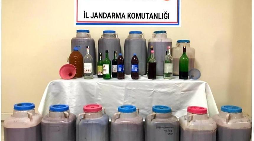 Sındırgı&rsquo;da 310 litre ka&ccedil;ak i&ccedil;ki yakalandı