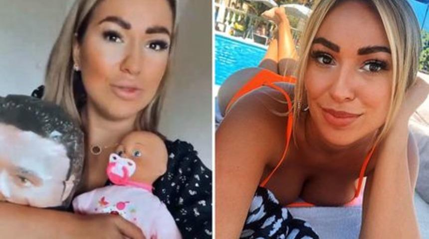 Karantinadaki fenomen bir bebekle evlendi!