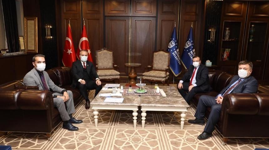 Emet protokolünden Başkan Aktaş’a ziyaret