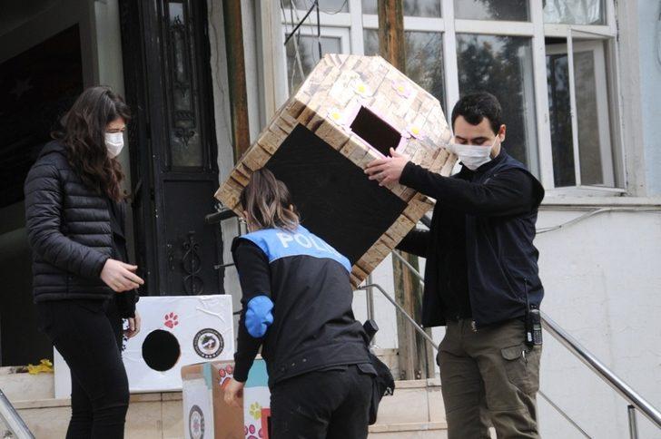 Cizre polisi sokak hayvanlarını unutmadı G3