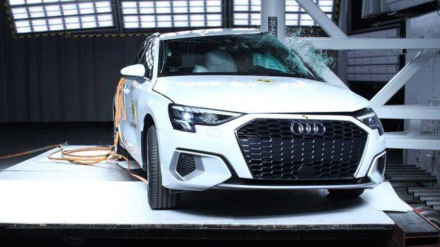 Yeni Audi A3 Euro NCAP çarpışma testlerinden 5 yıldız aldı