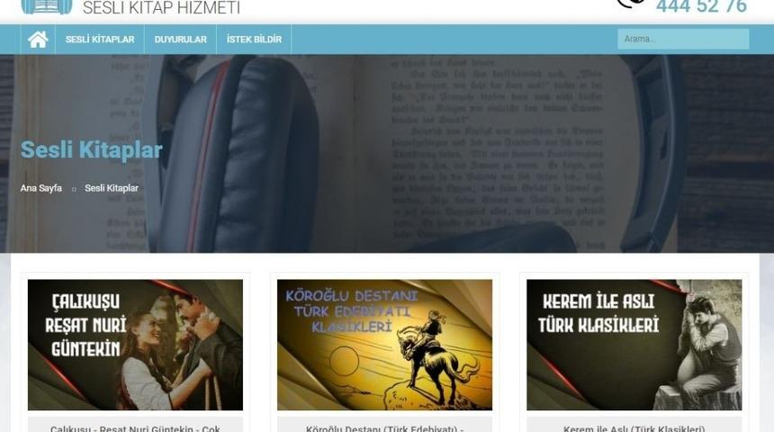 Başkent&rsquo;te sesli k&uuml;t&uuml;phane hizmete başladı