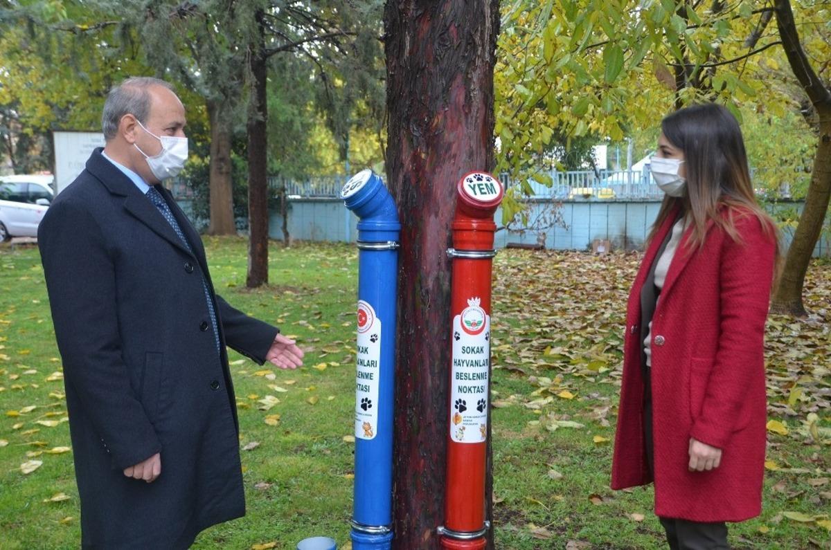 Oğuzeli&rsquo;nde sokak hayvanları i&ccedil;in &ouml;rnek davranış