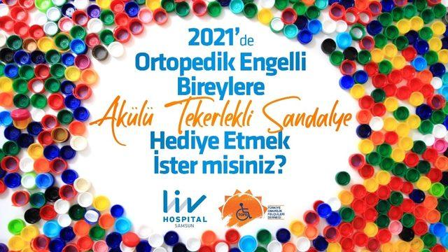 Samsun engelliler için akülü tekerlekli sandalye kampanyası