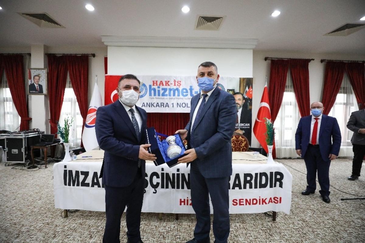 Sincan Belediyesi ile Hizmet-İş Sendikası arasında toplu iş s&ouml;zleşmesi imzalandı