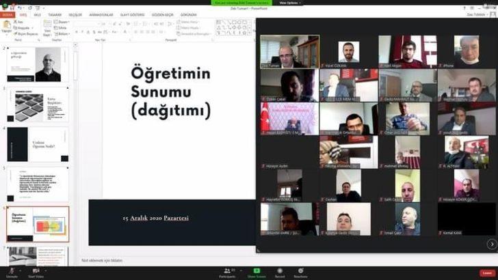 Gediz’de okul yöneticilerine uzaktan eğitim semineri G3