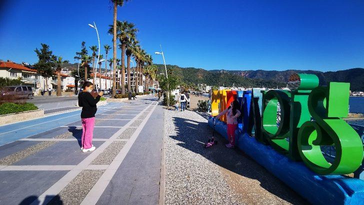 Marmarisliler güneşli havanın tadını çıkardı G2