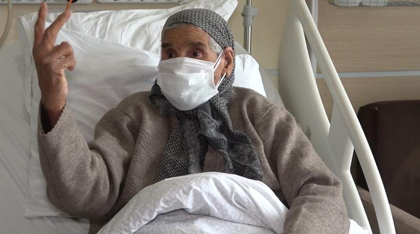 113 yaşındaki Arzu nine koronavirüsü yendi