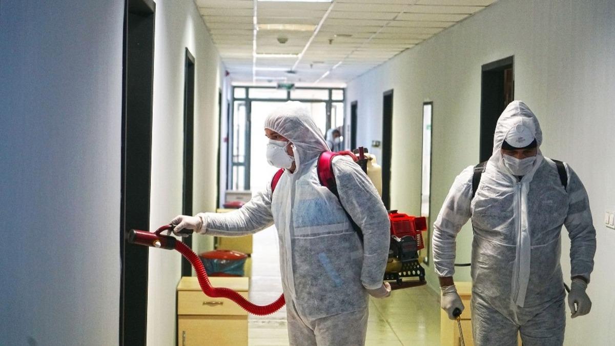 Kahramanmaraş&rsquo;ta yurtlar dezenfekte ediliyor