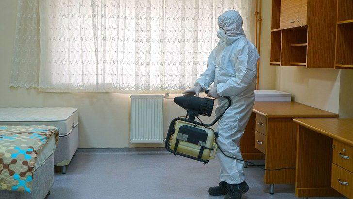 Kahramanmaraş’ta yurtlar dezenfekte ediliyor G3