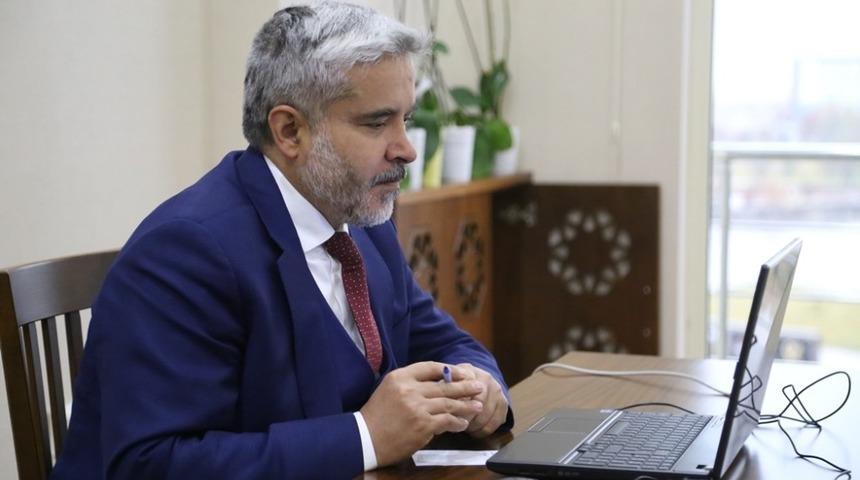 AS&Uuml; ve Havelsan temsilcileri online toplantıda buluştu