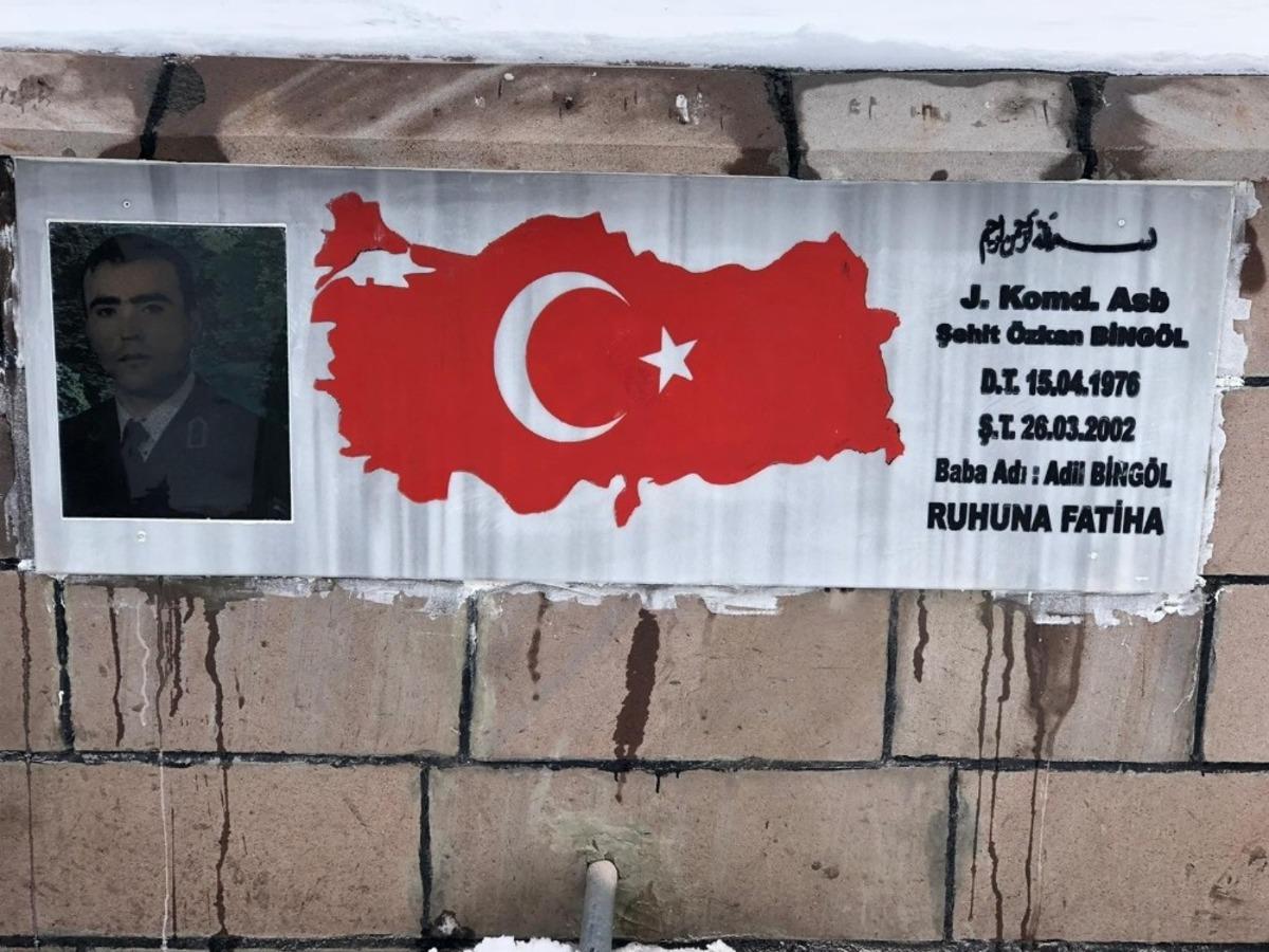 Şehit Jandarma Astsubay &Ouml;zkan Bing&ouml;l &Ccedil;eşmesi onarıldı