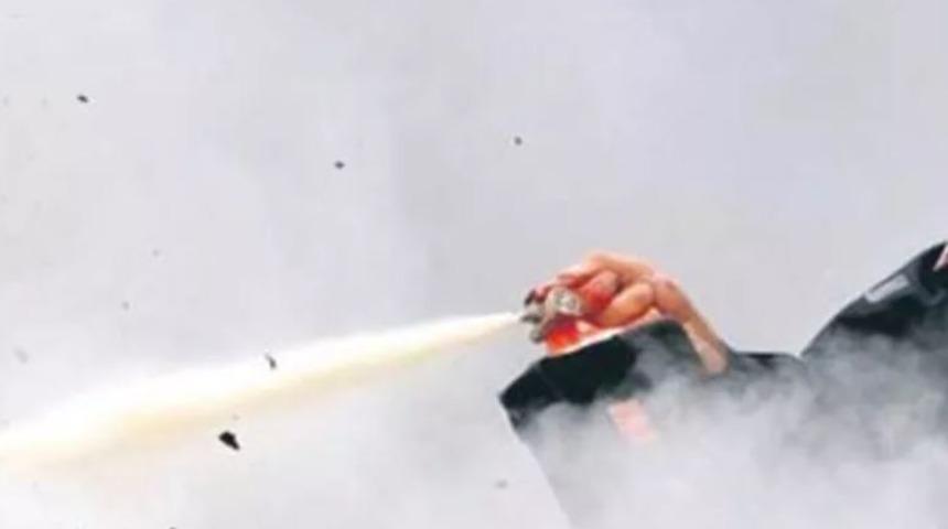 Eskişehir'de serviste biber gazlı kavga