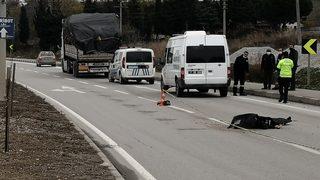 Köpekten kaçarken yola atladı, TIR'ın çarpması sonucu öldü