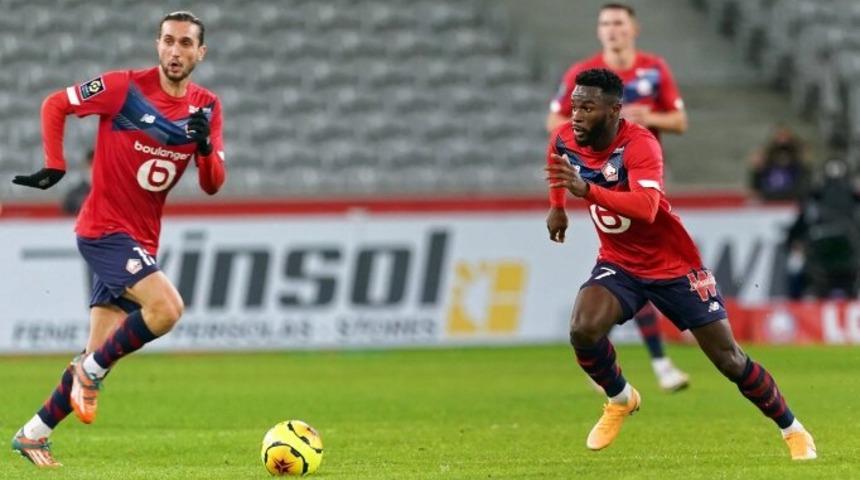 Lille uçmaya devam ediyor! Zeki asist, gol Yusuf Yazıcı!