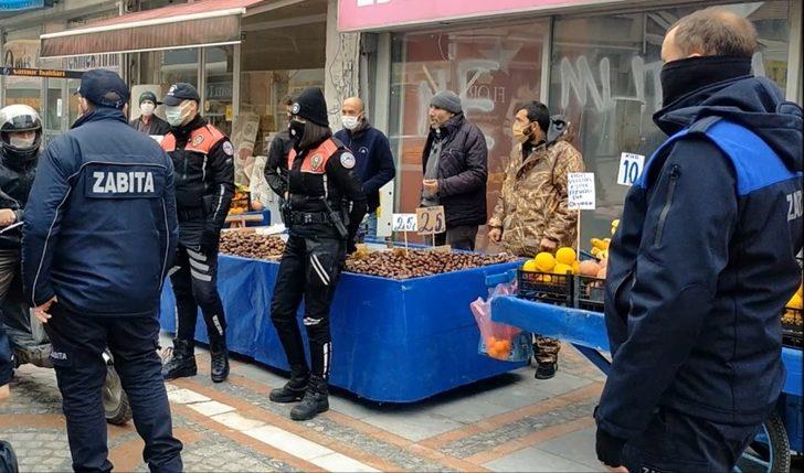 Kuyruk oluşturan esnafa ceza yazıldı G5