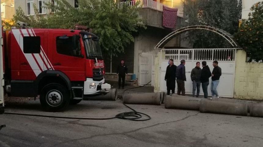 İkamet yangını korkuttu