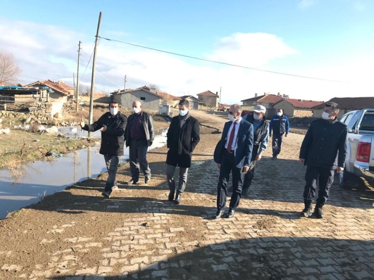 Altıntaş k&ouml;ylerinde yatırımlar devam ediyor