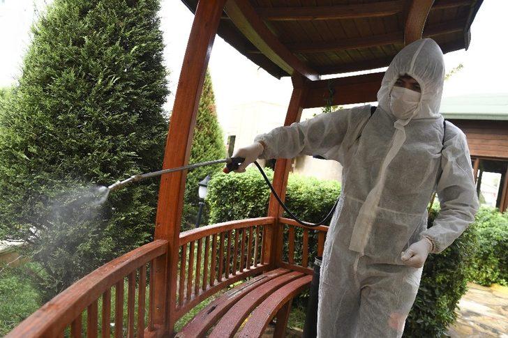 Muratpaşa’da binalar dezenfekte ediliyor G4