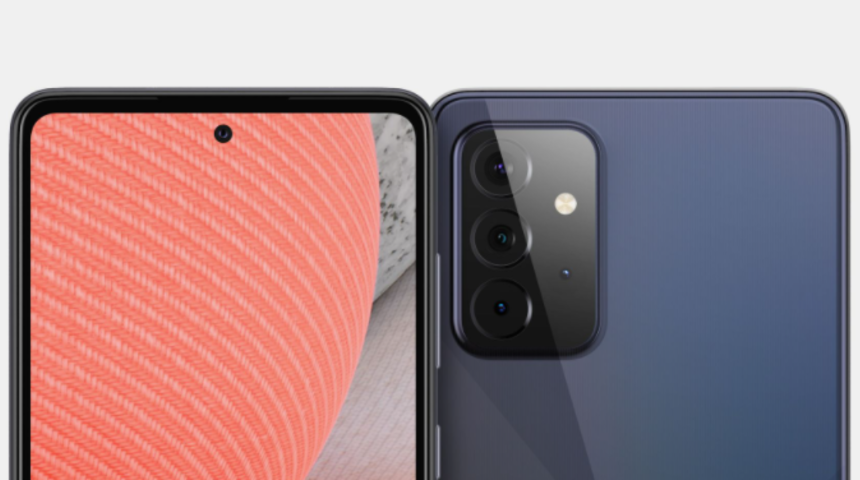 Samsung Galaxy A72 özellikleri ile birlikte tasarımını gözler önüne serdi