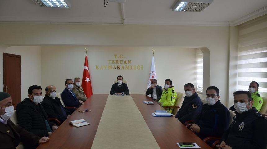 Tercan&rsquo;da kış tedbirleri toplantısı yapıldı