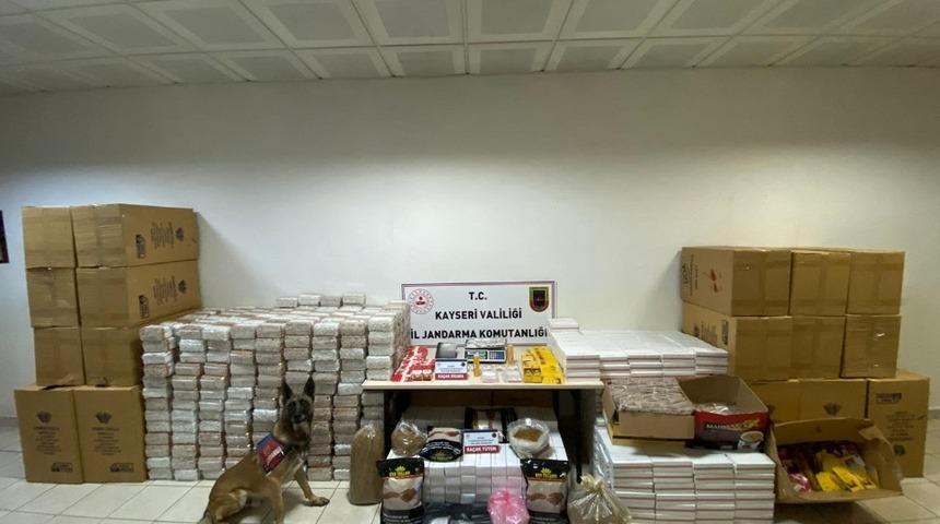 Kayseri&rsquo;de ka&ccedil;ak sigara operasyonu