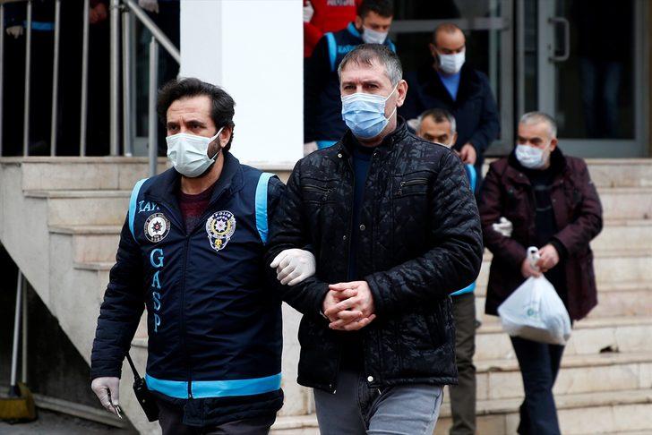 Kayseri'de suç örgütü operasyonunda yakalanan 13 şüpheli adliyede G2
