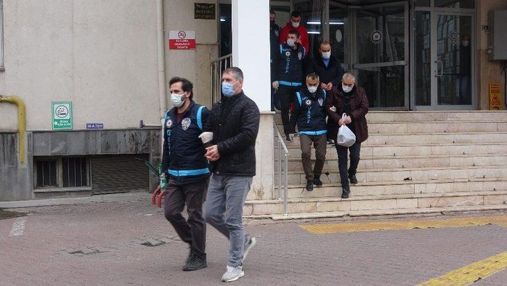 Suç örgütü operasyonunda gözaltına alınan zanlılar adliyeye sevk edildi G2