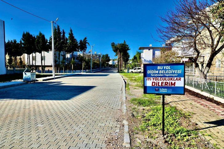 Didim’de yol yapım çalışmaları devam ediyor G4