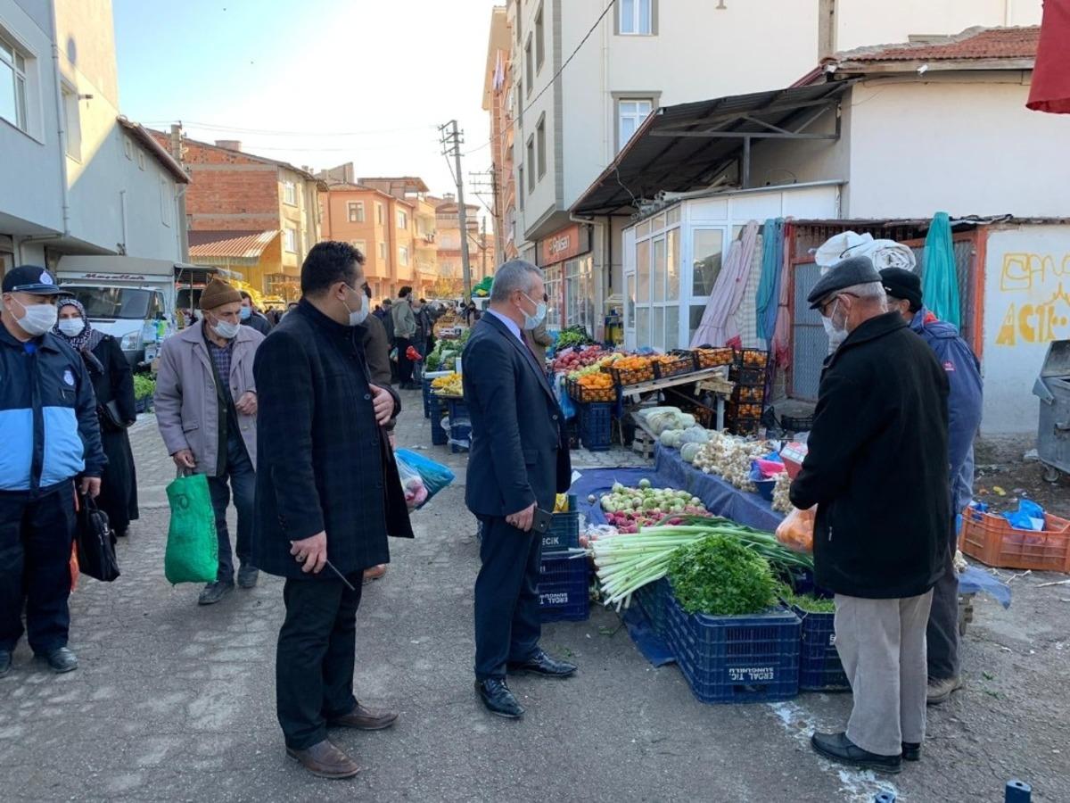Sungurlu&rsquo;da korona vir&uuml;s denetimi