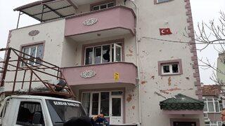 Balıkesir'de doğal gaz patlaması