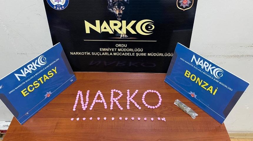 Ordu&rsquo;da uyuşturucu operasyonu: 7 g&ouml;zaltı, 1 tutuklama