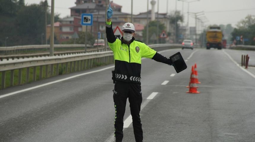 Ordu&rsquo;da trafiğe sıkı kontrol