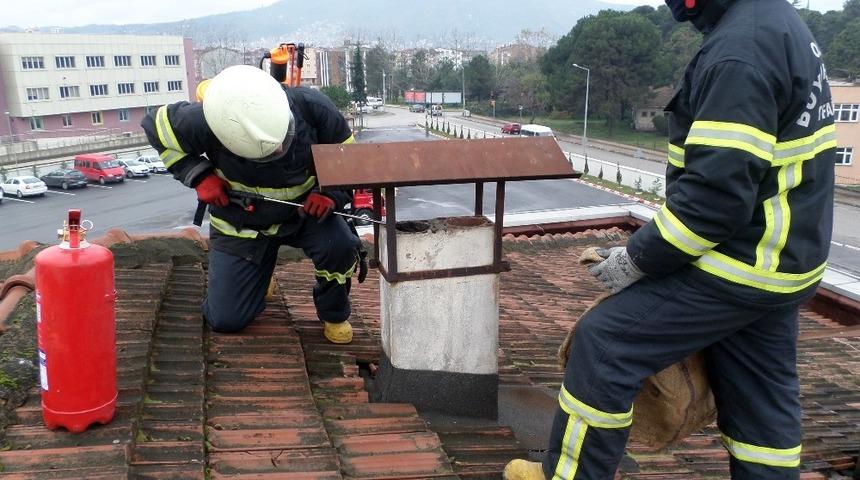 İtfaiyeden karbonmonoksit zehirlenmesi ve baca yangını uyarısı