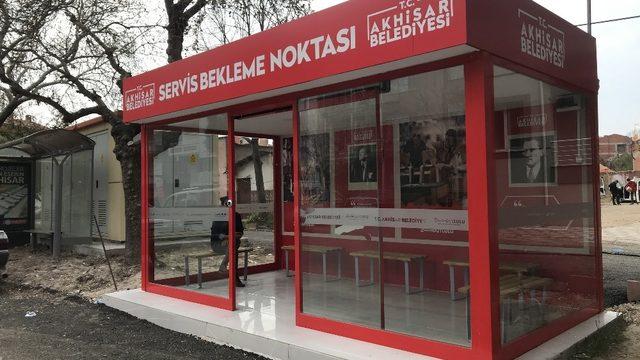 Akhisar Belediyesi kapalı işçi durak sayısını 5’e çıkarttı