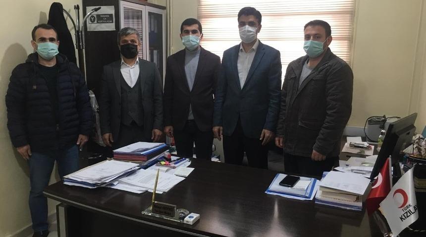 Sağlık-Sen Şırnak Şubesi ile İdil Kızılay Şubesinden ortak &ccedil;alışma