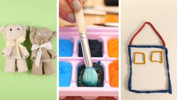 &Ccedil;ocuklarınızı saatlerce oyalayacak ev yapımı oyuncaklar