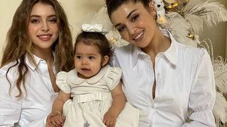 Gamze Erçel'in kızı Aylin Mavi 1 yaşında! Hande Erçel yeğeninin doğum gününü kutladı