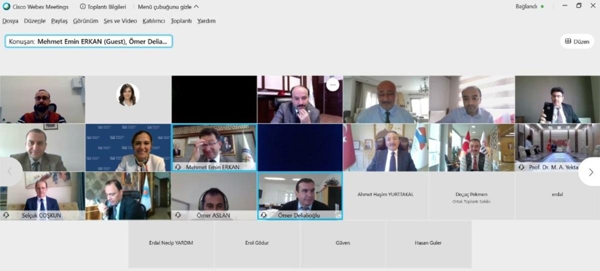 Rekt&ouml;r Coşkun, Y&Ouml;K&rsquo;&uuml;n d&uuml;zenlediği "Siber G&uuml;venlik ve Ağ Y&ouml;netimi" sertifika programına katıldı