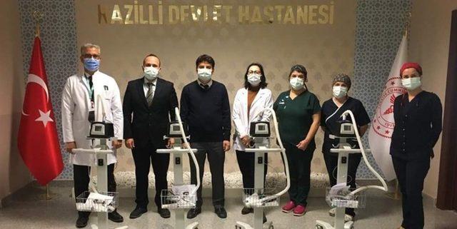 Hayırsever iş insanlarından Nazilli Devlet Hastanesi’ne tıbbı cihaz bağışı
