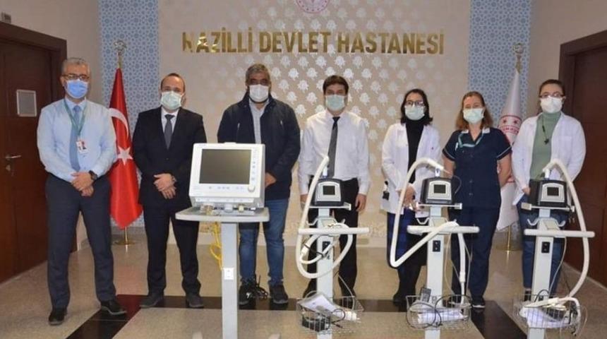 Hayırsever iş insanlarından Nazilli Devlet Hastanesi&rsquo;ne tıbbı cihaz bağışı